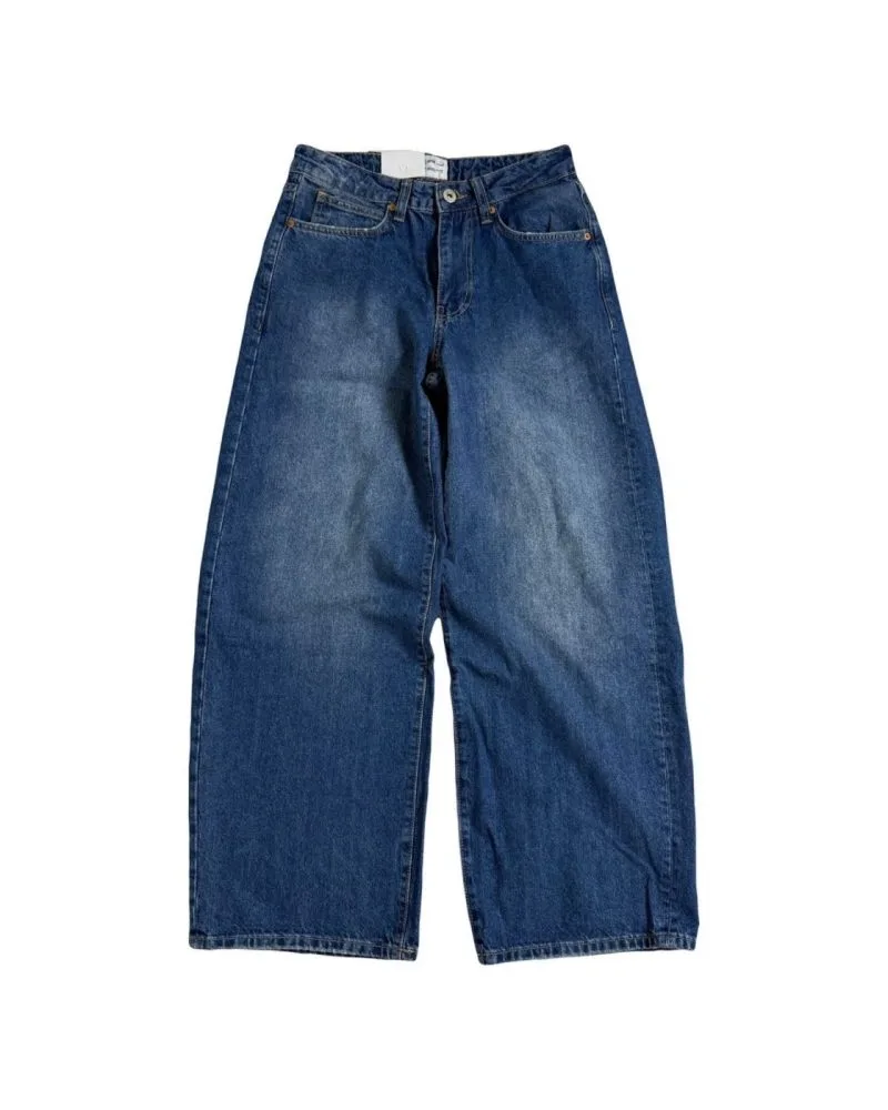 UNISEX NEAVY BLUE WASH JEAN